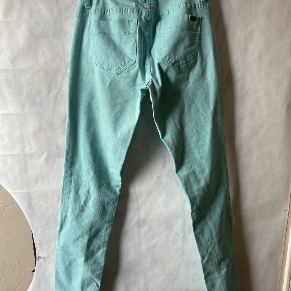 Zanadi Turquoise Denim Pants